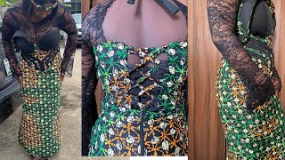 How to Sew a Corset with Yoke Basque Waistline Plussize Corset Cup Making Beginners Friendly [upl. by Cirted]