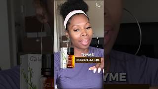 Thyme Essential Oil for Hair Growth haircare hair hairgrowth [upl. by Hawkie]