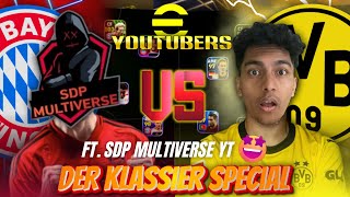 DER KLASSIKER SPECIAL 🟡🔴 vs sdpmultiverse  YOUTUBER SERIES GAMEPLAY 🤯🤯 efootball [upl. by Sudderth]