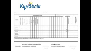 Как распечатать табель из Кунделик [upl. by Nauaj]