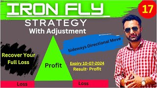 Iron Fly With Profitable Adjustments  Stock Market Trading banknifty [upl. by Atilrep]