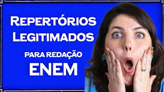 REPERTÓRIOS LEGITIMADOS PARA A SUA REDAÇÃO DO ENEM🤩  Português com Gabi Ceccon [upl. by Heyman7]