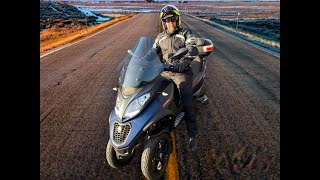 Piaggio MP3 500 HPE  a sunny winter day ride 28012024 [upl. by Ellingston]