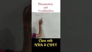 Permutation and Combination maths shortsvideo [upl. by Amalbena]