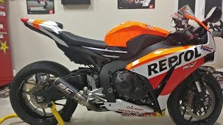 SCProject CRT exhaust Install on Honda CBR1000RR howto [upl. by Russ982]