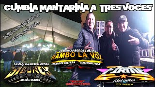 🔴Cumbia Mantarina A 3 Voces🔴  SIBONEYFIRME Y RAMBO LA VOZ [upl. by Anirbac]