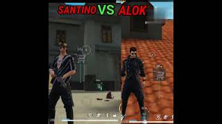 Santino VS Dj Alok Character Ability Test ✅❌shorts freefire ytshortsvideo [upl. by Layod]