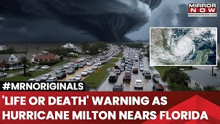 Hurricane Milton Thousands Of Residents Evacuate Florida As Hurricane Milton Approaches  US News [upl. by Initsed]