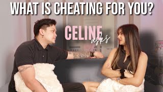 CELINE ASKS What is cheating for you  Celine Nobleza [upl. by Oicafinob]