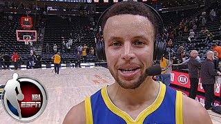 He had juice and fire in him  Steph Curry on Jonas Jerebkos gamewinner  After The Buzzer [upl. by Erdnoed]