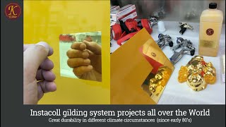 How to use Gold Leaf  Gilding with the Instacoll system  Tutorial [upl. by Friend]