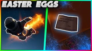 5 EASTER EGGS You May Have Missed In Fortnite Battle Royale  Prom LetterMessages On Skins  More [upl. by Akeihsat]