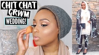 CHIT CHAT GRWM WEDDING EDITION  Sparkly Bronze Glam VERY REQUESTED  Aysha Abdul [upl. by Akciret]