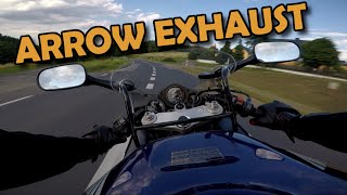 CBR 900RR SC28 1993  ARROW EXHAUST SOUND  RAW ONBOARD  27K [upl. by Klinger175]