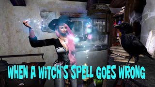 When a Witch’s Spell goes Wrong fantasy story filmed in Second Life witch magic fantasystory [upl. by Stephanus]