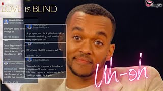 Marshalls old tweets show disdain for black women  Love is Blind Season 4 [upl. by Pollack4]