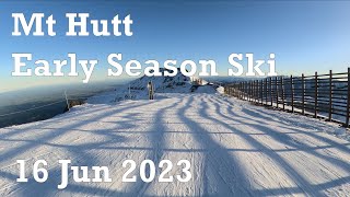 Mt Hutt Early Season Ski 16 Jun 2023 [upl. by Assirhc]