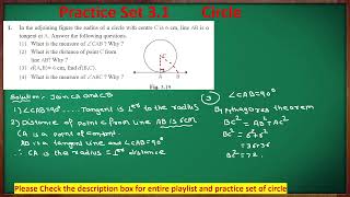 1 In the adjoining figure the radius of a circle with centre C is 6 cm line AB is atangent at A [upl. by Notsirb]