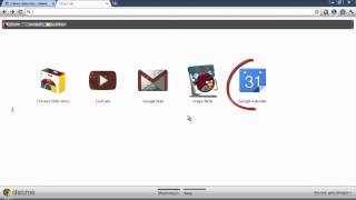 Chrome  Google Kalender mit einem Klick aufrufen [upl. by Delanty548]