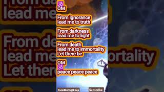 Om Tamaso Maa Jyotirgamaya soullightspiritualawakening truthshortsmaameditation godomlead [upl. by Artimed]