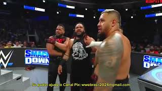 Bloodline vs Tommaso Ciampa Johnny Gargano e Street Profits  WWE SmackDown 692024 [upl. by Danae949]