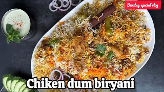 quotSunday Special Chicken Dum Biryani Recipe  Perfect Homemade Biryani StepbyStepquot [upl. by Van]