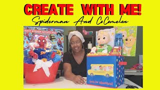 Create With me Spiderman and Cocomelon Holiday Gift Concepts [upl. by Draner]