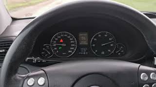 Mercedes c200 kompressor coupe acceleration 0100kmh [upl. by Norej]