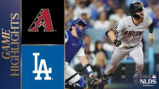 Dbacks vs Dodgers NLDS Game 2 Highlights 10923  MLB Highlights [upl. by Fisa510]