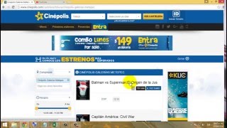 Cartelera cinepolis [upl. by Eldwen]