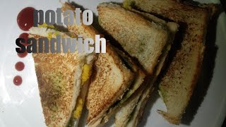 Easy and delicious potato sandwich recipe for breakfast brunch snack or meal  Potato sandwich [upl. by Sirc]