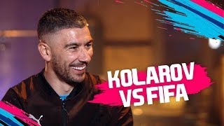 Does Kolarov have a more powerful shot than Cristiano Ronaldo  Aleksandar Kolarov vs FIFA 19 🔥 [upl. by Jocko]