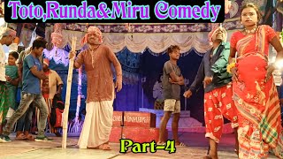 Santali Jatra Comedy  Runda Miru amp Toto  Santali Dinajpur Comedy Video 2023 [upl. by Ayocal]