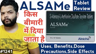 Alsame Tablet Uses Benefits Precautions amp Dose  SAdenosyl Methionine In Hindi [upl. by Aicylla]