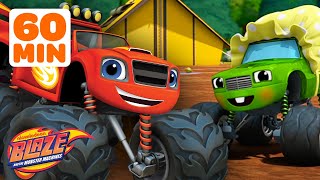 Blazes Best Baby Rescues and Adventures 👶  60 Minutes  Blaze and the Monster Machines [upl. by Frulla]