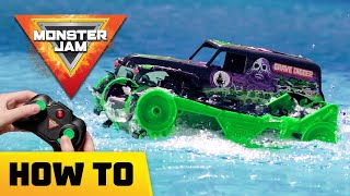 How to do crazy Monster Jam stunts with Grave Digger Trax [upl. by Lynden]