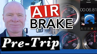 How to Do the CDL Air Brake PreTrip Inspection [upl. by Nowtna]