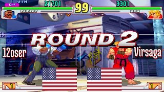 FT5 sfiii3nr1 12oser US vs Virsaga US SF III 3rd Strike sfiii sf3 Fightcade Jan 18 [upl. by Alakam]