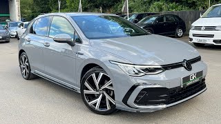 2022 VW Golf 15 TSi R Line in Moonstone Grey with Camera 18” Wheels Winter Pack for sale at GK [upl. by Dent149]