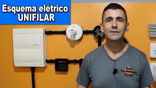 O que é esquema elétrico UNIFILAR [upl. by Aihselef496]