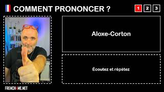 Como pronunciar  ALOXE CORTON [upl. by Mildrid]