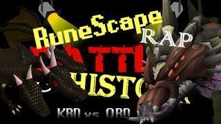 RuneScape Rap Battles of History  KBD vs QBD [upl. by Namhcan940]