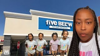 SHOP WITH TERESA AND HER KIDS AT 5 BELOW shopping [upl. by Akir]