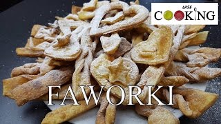 Faworki recipe Sweet and tasty Polish cookies WISECOOKING [upl. by Eanrahc]