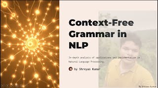 Application of context free grammar in natural language processing [upl. by Rafaj]