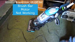 Bissell Powerglide Brush Motor Not Working [upl. by Trevlac]