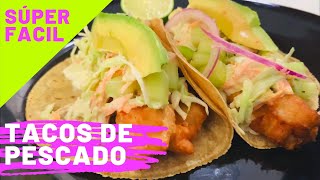 TACOS DE PESCADO Capeado crujiente con Cerveza [upl. by Mini]