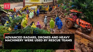 Kerala Landslide 6th Day Drone footage shows widespread destruction in landslidehit Wayanad [upl. by Janice]