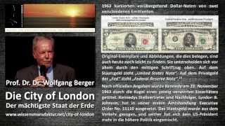 Prof Dr Dr Wolfgang Berger  Die City of London  Der mächtigste Staat der Erde [upl. by Yauqram]