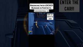 I Broke Into Locked Fortnite Bunkers did you know you can do this Fornite FortniteGlitch FYP [upl. by Harrad]